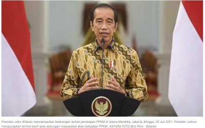 Jokowi Perpanjang PPKM Level 4 Hingga 9 Agustus, Ini Sebabnya